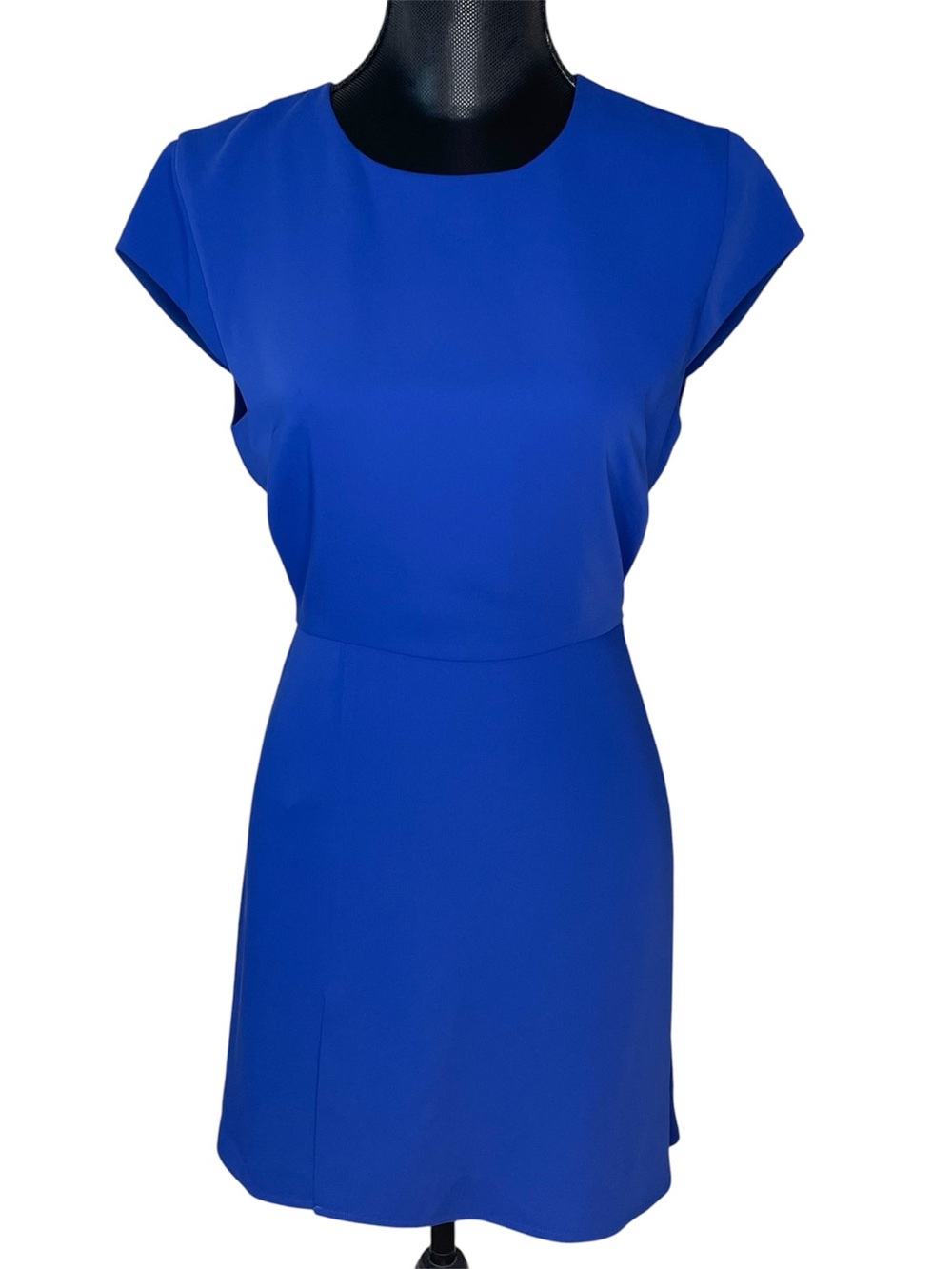 Babaton Aritizia Hamptons Mini Dress Back Cutout Royal Blue Size 6